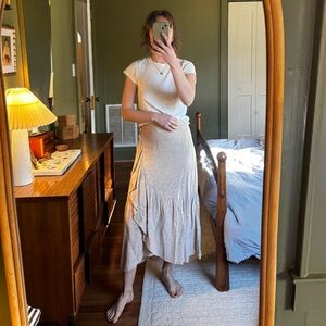 Madewell Ruffle Maxi Skirt